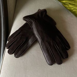 COPY - Never Worn IZOD Brown Suede Gloves